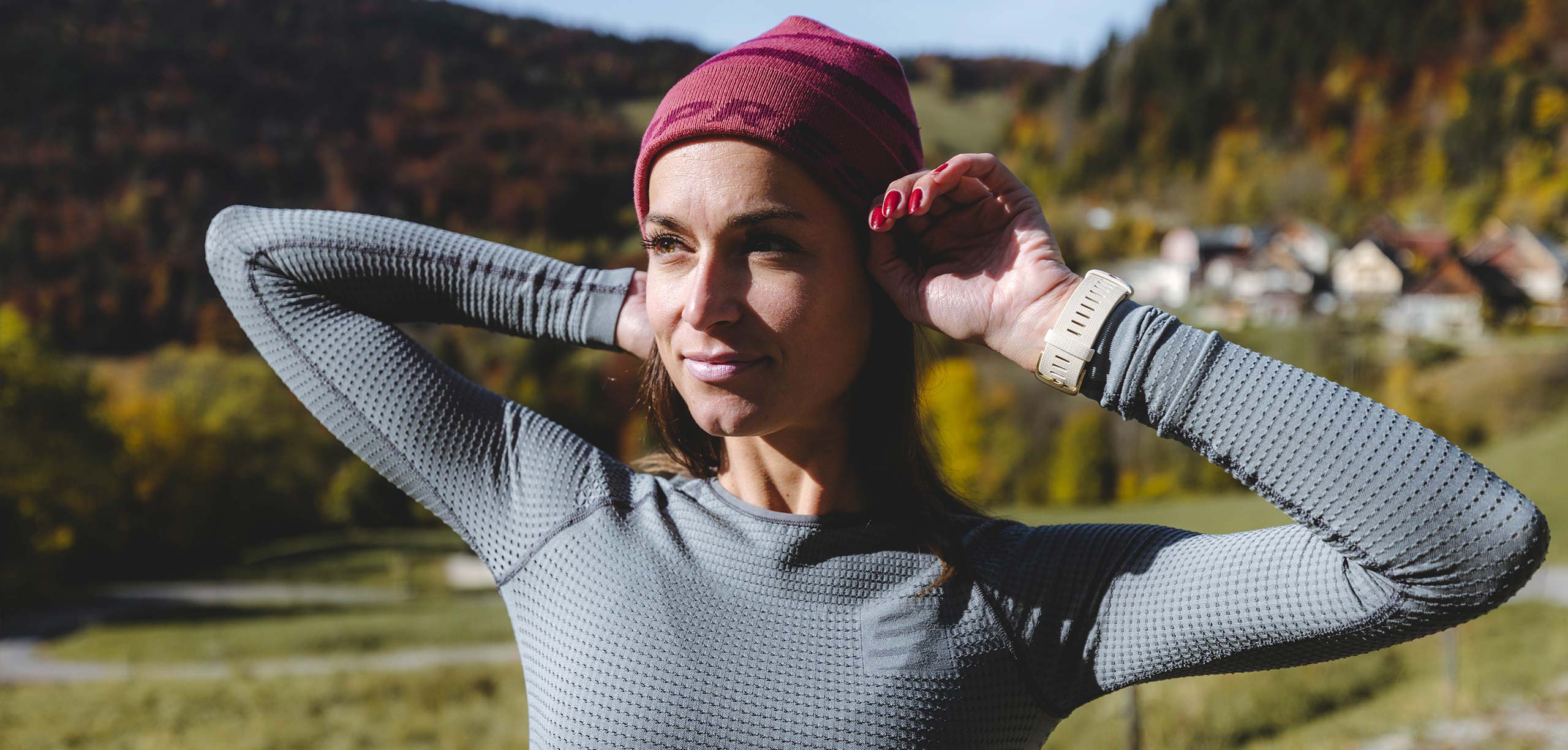 CASUAL BEANIE - BURGUNDY
