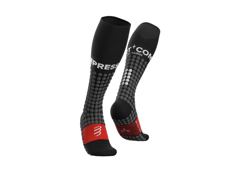 SKI TOURING FULL SOCKS - BLACK GREY