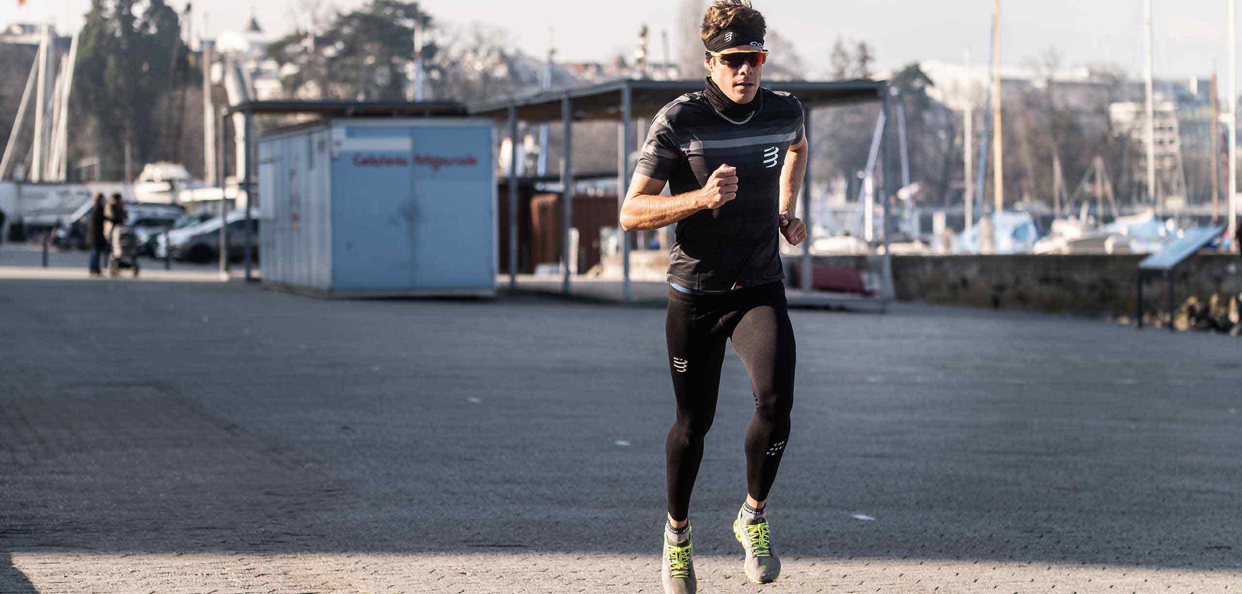 RUN UNDER CONTROL FULL TIGHTS BLACK