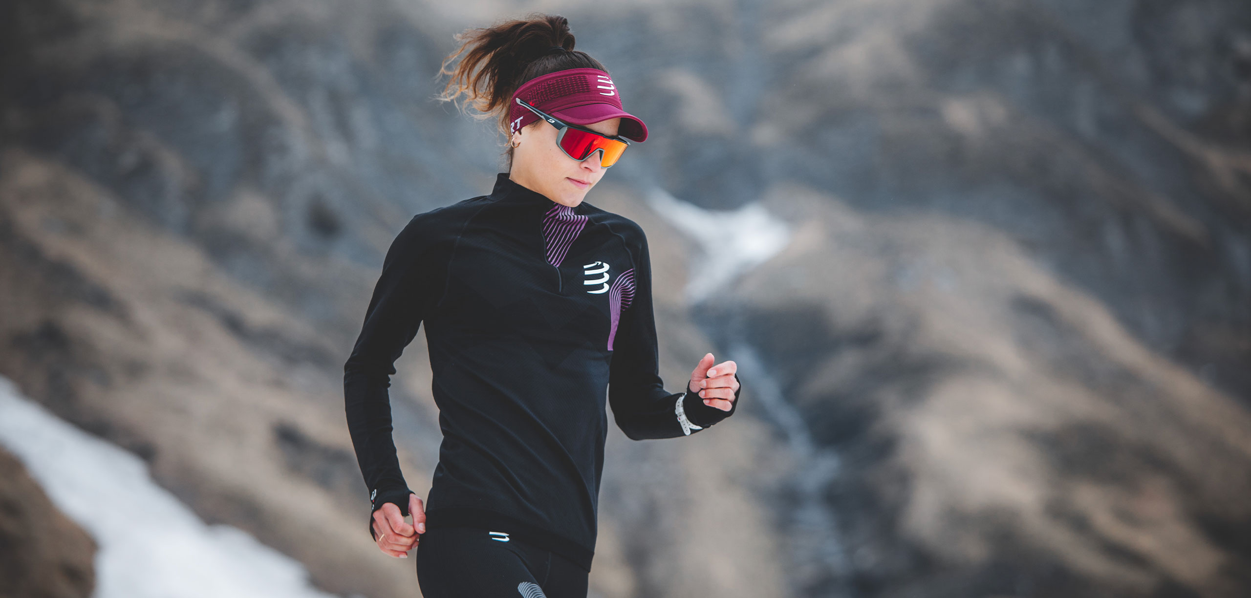 WINTER TRAIL POSTURAL LS TOP W - BLACK