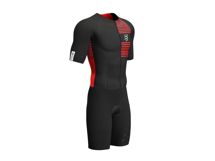 AERO SS TRISUIT M - BLACK/RED