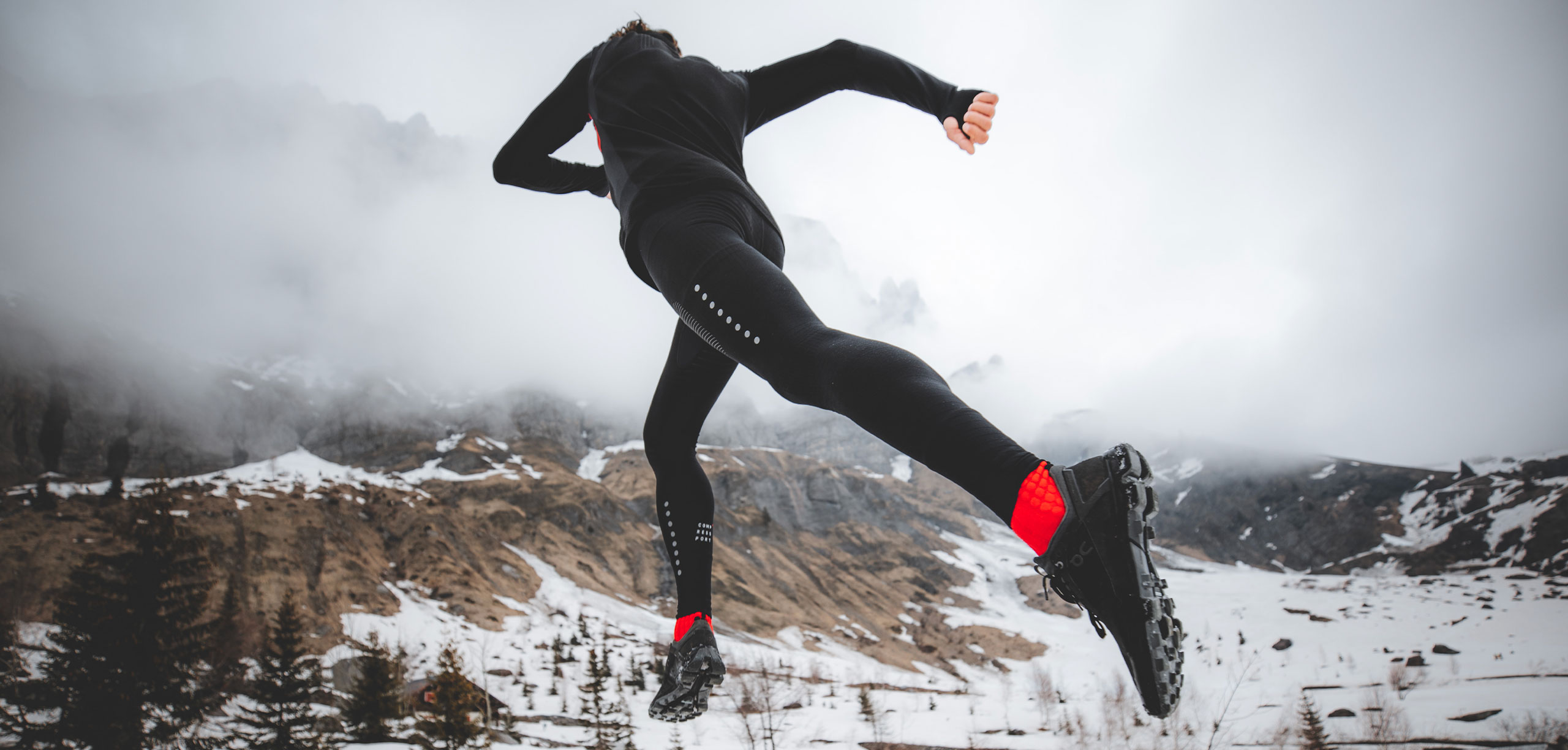 WINTER TRAIL UNDER CONTROL FULL TIGHTS M - BLACK