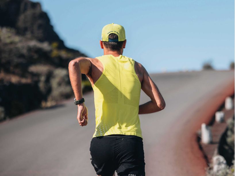 PRO RACING SINGLET M - EVENING PRIMROSE