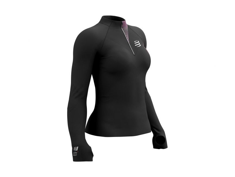 WINTER TRAIL POSTURAL LS TOP W - BLACK