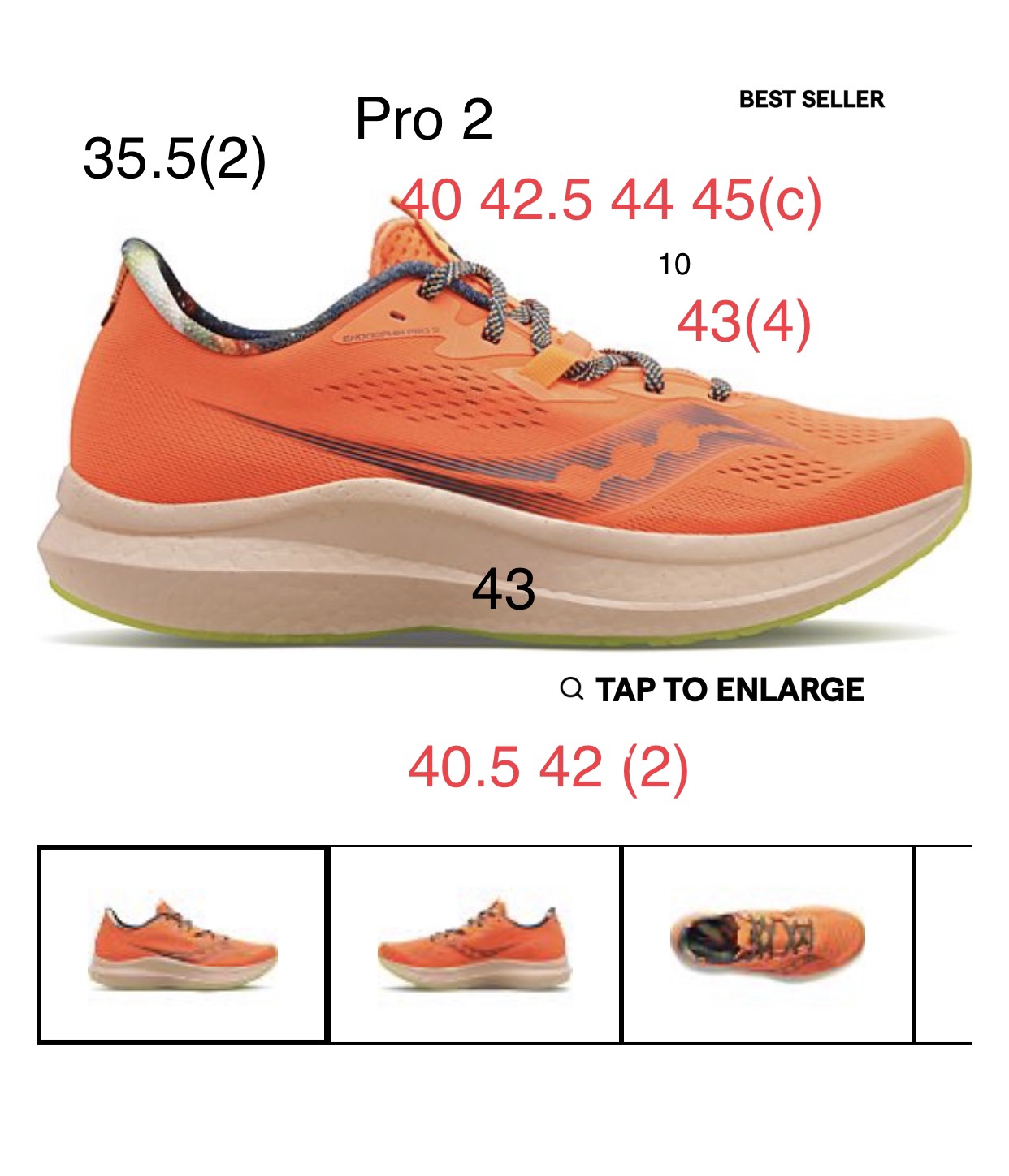 Saucony Endorphin Pro 2 - 3